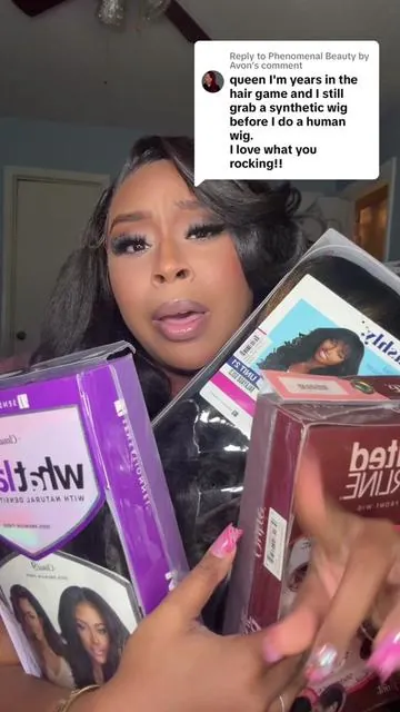 Replying to @Phenomenal Beauty by Avon Let’s get into these syntheticas!!! #synthetica #syntheticwig #outre #wigsforbeginners 