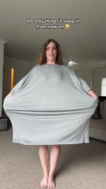 This is the softest thing I’ve ever put on my body. #nightgown #loungewear #pajamas #pjs #pajamaparty #tiktokshopcybermonday #tiktokshopblackfriday #tiktokshopholidaydeals #blackfriday #cybermonday 