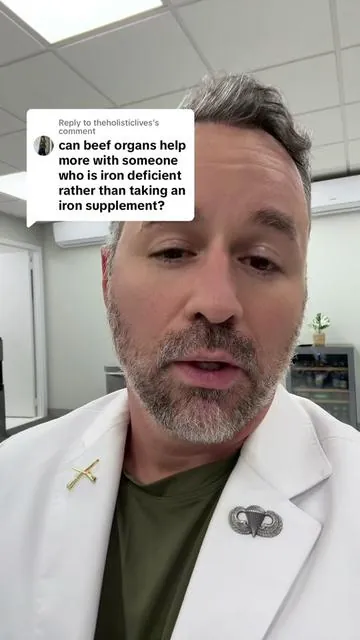 Replying to @theholisticlives Beef organs, like liver and heart, are some of the most powerful natural sources of iron. Unlike plant-based options, they provide heme iron, which your body absorbs much more easily. Plus, they’re packed with additional nutrients like Vitamin A and folate, all essential for energy. If you’re looking for a nutrient-dense way to boost your iron levels, beef organs are the ultimate solution—no anti-nutrients, just pure, bioavailable nutrition. #IronDeficiency #BeefOrgans #NutrientDense #HealthTips #NutritionFacts #WellnessJourney #WomenWellness #AnemiaSupport #BioavailableNutrition