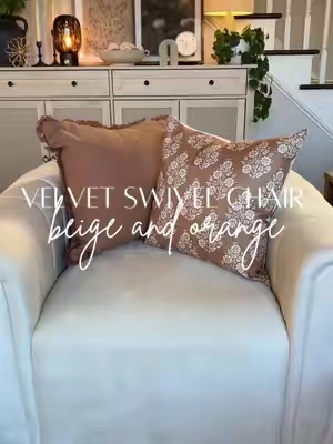 The most PERFECT velvet swivel chair! ❤️ #swivelchair #swivel #chair #chairs #accentchair #livingroom #Home #homedecor #furniture #spinchair #accents #cozy #cozyspaces #roommakeover #homestyle #homestyling #homestylingtips #interiordesign #tts #ttshop #tiktokshop #tiktokshopping #tiktokshopmademebuyit