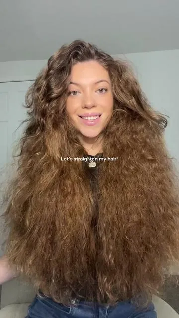 Let’s straighten my curly hair 🤍 folllow for hair tutorials ✨ #hair #hairtutorial #hairtok #curlyhair #bighair #longhair #hairgoals #shinyhair #hairstyle #hairstyles #easyhairstyle #easyhairstyles #straighteninghair #straighteningcurlyhair #straighthair #wavytalk #tiktokshopblackfriday #tiktokshopcybermonday 