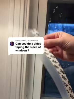 Replying to @Erika Here you go! Super easy to install to windows or doors 👽✨ #alientape #draftywindows #insulationtape #homeimprovement #tiktokshopcybermonday #tiktokshopholidayhaul 