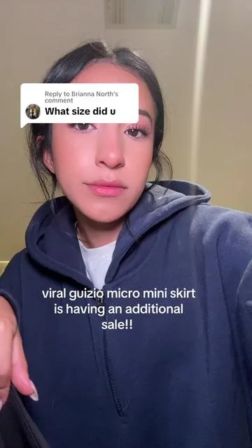 Replying to @Brianna North soo cute! dont forget to apply the coupon before checkout!  #miniskirt #viralminiskirt #viralskirt #microminiskirt #microskirt #ootd #outfit #stapleskirt #staplepieces #closetessentials #danielleguizio #guizio #guizioskirt #tiktokshopblackfriday #tiktokshopcybermonday #tiktokshopholidayhaul #giftguide 