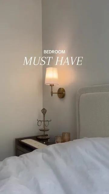 Best way to elevate your room ✨ #walllight #bedroomdesign #bedroomlights #bedroomdecor 