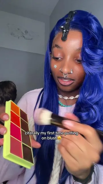 The perfectttt makeup pallet for beginners, im sooo excited to have this. Ima be wearing blush a lot now lol #makeup #curvecasemadebymitchell #curvecase #madebymitchell #viral #fypシ゚ #fypp #fyp 