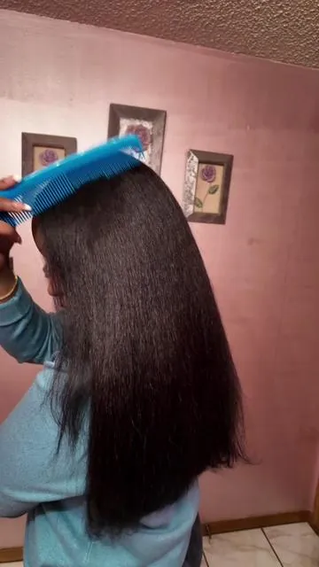 My favorite 90s Hairstyle is a Clean, Polished, Fluffy Blow Out 😍  @OQHAIR @oqhairshop   22” -  4x6 - Kinky Straight #90shairstyle #90sblowout #90saesthetic #90shair #90sfashion #blowouthair #90shairstyles 