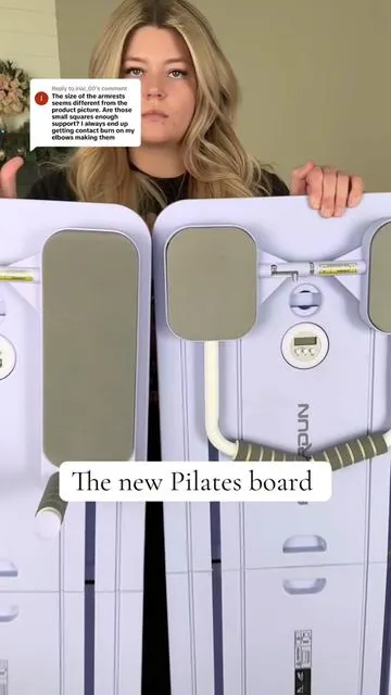Replying to @iriai_00 use FITNKAYLA12 at checkout for $5 off to first 50 people. Which pilates board did you get? #sahm #relatablemom #plussizemom #pilates #pilatesworkout #athomeworkout #athomepilates #workoutroutine #moosisters