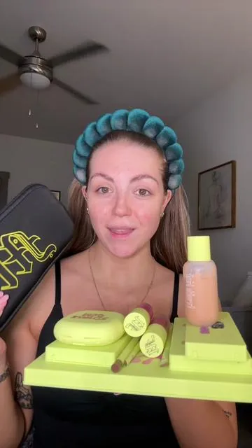 A FULL FACE OF @madebymitchellusa MAKEUP 😍💚❤️‍🔥  #madebymitchell @mmmmitchelll makeup tutorial, mady by mitchell review, full face of makeup, glamtok, get ready with me, #ttsbeautybesties 