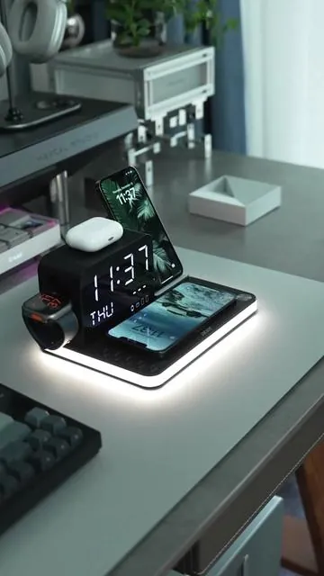7 in 1 wireless charger perfect for a night stand ,It is the ultimate Christmas gift,Order now! I don't know when it will sell out! #wirelesscharger #nightstand #wirelesscharging  #phonechager #watchcharger #giftideas #giftguide #ttsdelight #treasurefinds #tiktokshopcybermonday #tiktokshopholidayhaul  #Christmas #Christmasdeals #Christmas2024 #Christmasearlydeals #falldealsforyou 