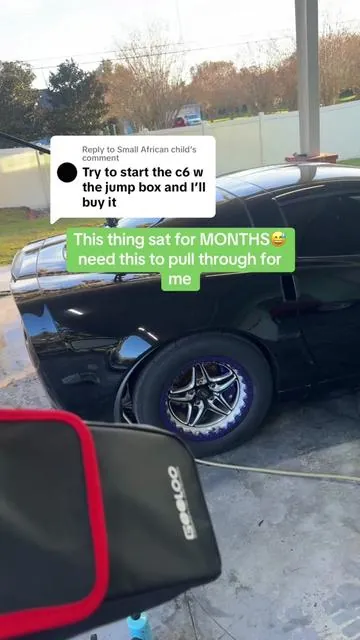 Replying to @Small African child im telling yall this things legit🤷🏻‍♂️ #stangry #corvette #keitruck #carcommunity #tiktokshop #jumpbox #flashsale #carsoftiktok #fyp #viral 