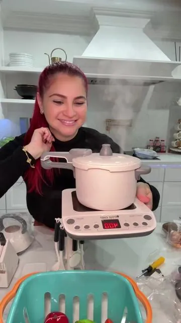 Este set de juego de cocina con simulacion real me a dejado sorprendida, me encanto! #kitchen#kitchentoys#playkitchen#toy#kidskitchen#kidsgames 