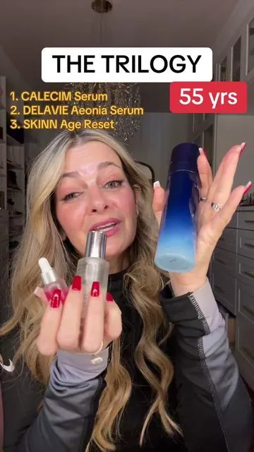 The quickest, most efficient way to get all the active that you need in a condensed powerful trio.  When I’m in a rush, this is my go to. #SkincareRoutine #SkincareRoutineThatWorks #skincareproductsthatwork #GrowthFactors #Exosomes @Dimitri James @Calecim Professional @Delavie Sciences @SKINN Cosmetics 
