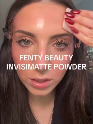 this is the powder RiRi used mid game day performance to touch up! 🏈 ✨ And right now you get the spf for FREE! $63 value for $37!  Perfect for mattifying + setting makeup without feeling dry or cakey @Fenty Beauty  #invisimatte #invisimatteblottingpowder #blottingpowder #pressedpowder #powderrecommendation #makeupsettingpowder #settingpowder #oilyskinmakeup #fentynewarrivals #rhianna #fenty #fentybeauty #fentyinvisimatte #fentypowder #tiktokshopyearenddeals #tiktokshopnewarrivals  #TTSBeautyBesties 
