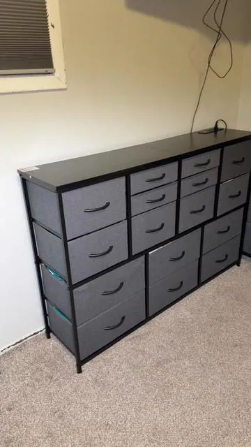 This viral 16 drawer dresser is one of my favorites!! @Raybee Furniture US #raybeefurniture #dresser #bedroommakeover #christmasgiftideas #christmasgiftideas 