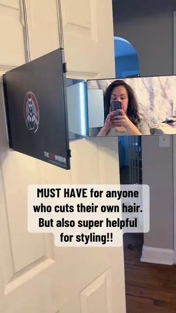 This also comes with a digital guide to how to cut your own hair if you’re wanting to start!  #360mirror #the360mirror  #cutyourownhair #haircutathome #tiktokshopfinds #spotlightfinds #shoplunarnewyear @The 360 Mirror 