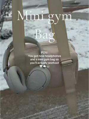 It’s all in the prep and how cute is this mini bag?!  #GymTok#minibag#gymaesthetic#tiktokshopfinds 