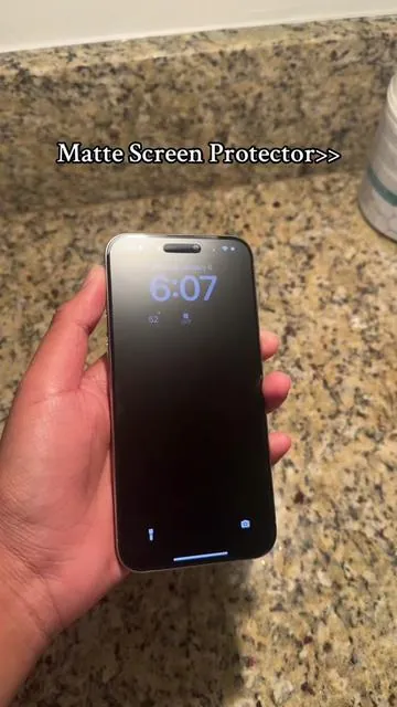 Matte Screen Protector are so much better than the other ones !  #screenprotector #matte #iphone #techtok #tiktokshop #tiktokdeals 