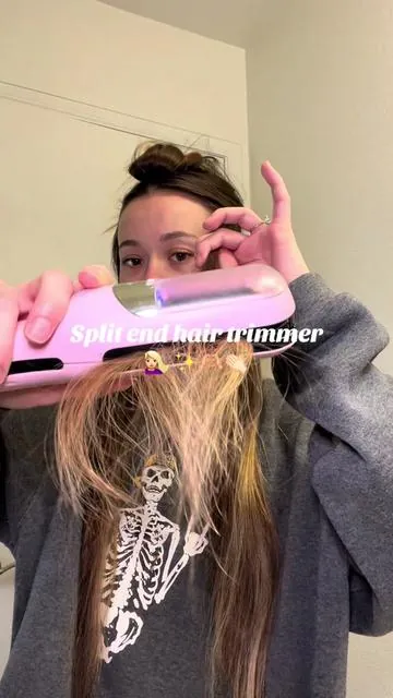 My hair feels so healthy now 👏🏻 #splitends #splitendtrimmer #splitendstreatment #splitendsrepair #haircare #hairtok 