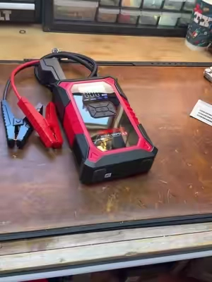 Battery jump starter #tools #powertools #battery #roadside #bluecollarboys 