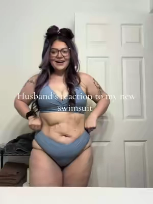 Swimsuit try on! #swimsuit #bikini #midsize #tryon #women 