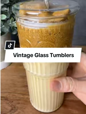 Glass Tumblers #glasscups #glasstumbler #glassstraw #coffeetumbler #coffeetok 