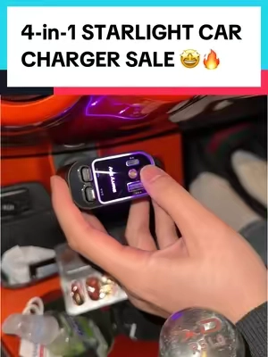 this makes your car feel so much nicer and luxurious. they’re on a crazy sale too #4in1charger #retractablecarcharger #carcharger #fastcharger #phonecharger #cargadgets #tiktokshoploveatfirstfind 