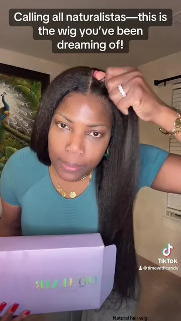 Somebody had to say it: this wig is the real Black girl magic! Kinky, straight, natural, and absolutely flawless—because who’s got time for anything less? 🌟 Linked below so you can grab yours and slay effortlessly! 💁🏽‍♀️