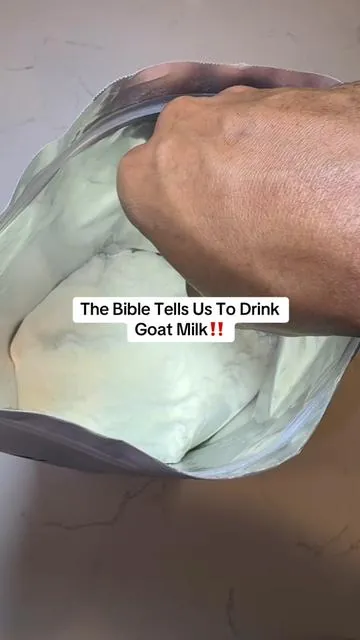 Drinking Goats Milk Can Do Absolute Wonders For Your Health! #goatsmilk #bible #christian #christiantiktok #christianitytiktok #christianitytiktok #christ #jesus #God #heal  #healing #microingredients #goatmilk 