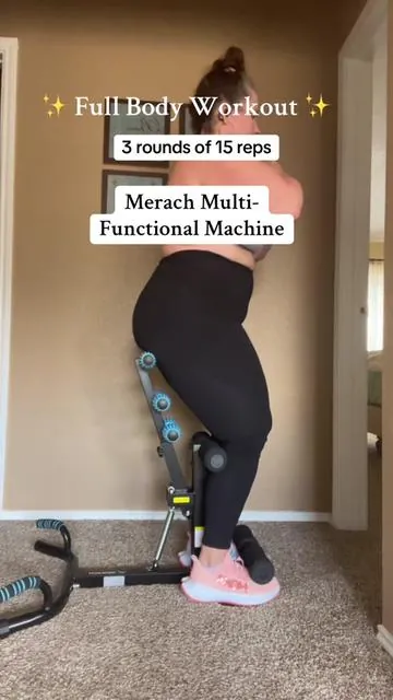 If you purchased this.. save this.. there is a lot more you can do than a squat. #merach #squatmachine #merachdeepsquatmachine #fitnessathome #workoutathome #tiktokshop #multifunctional 