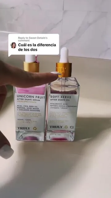 Replying to @Sweet Details #bodyoil #aftershave #mujeres #tiktokshoploveatfirstfind #truly #trulybeauty #latina #trulyglowingselfielove 
