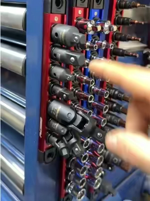 Universal joint and socket adapter set #tools #powertools #socketset #sedy #toolbox #bluecollar 