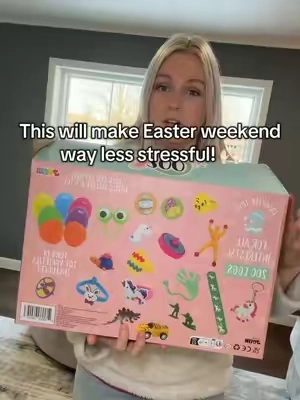 Thank God for prefilled eggs! 🙌🏻 And much better than candy. #easter #eastereggs #mustbuy #easteregghunt #lessstress #fyp #viral #prefilledeasteregg #LifeHack #giftguide #easterbasket #fun #tts #kids #easterhaul #tiktokshop 