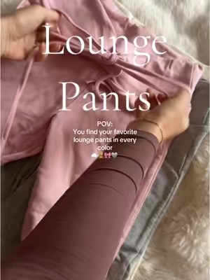 The coziest lounge pants to exist!  #lounge#casualoutfits#ootdfashion#winterfashion#tiktokshopfinds#ValentinesDay 
