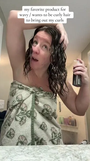 I see so many people recommending so many products but this is tried and true for me!! #curlyhair #curlyhairtutorial #wavycurlyhair #hairtok #colorwowhair 