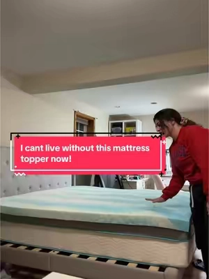 I can not live without one of these mattress toppers I learned that the hard way and can not wait to go to bed tonight!!!! This is a thick memory foam mattress topper and is incredible #mattresstopper #comfybed #goodnightsleep #backpain #backpainrelief #tiktokshopcreatorpicks #tiktokshoploveatfirstfind 