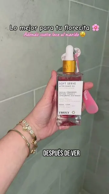 #truly #aftershave #musthave ✨ despues de rasurar 🪒 lo aplican para que la area 🐱 quede super suave , ademas deja un aroma uffff 🫣 y no se si sabor tambien porque …… 🫢 #lomejor #cosasdechicas 