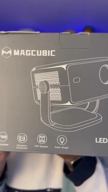 This is the MAGCUBIC L018, the best smart projector under $120 😱 With 4K and 1080p resolution support, you'll enjoy crystal-clear images and vibrant colors.  The 650 ANSI lumens brightness ensures your movies and presentations look fantastic, even in well-lit rooms.  Plus, the auto focus and keystone correction make setup a breeze. Running on Android 11, this projector seamlessly integrates with your favorite streaming apps like Netflix and YouTube.  Bluetooth 5.2, you can easily connect to external audio devices for an immersive sound experience. 🔗 Link in caption 🏷️ #magcubic #SmartProjector #giftideas #valentinesday #tiktokshopjumpstart #miniprojector #gamechanger 