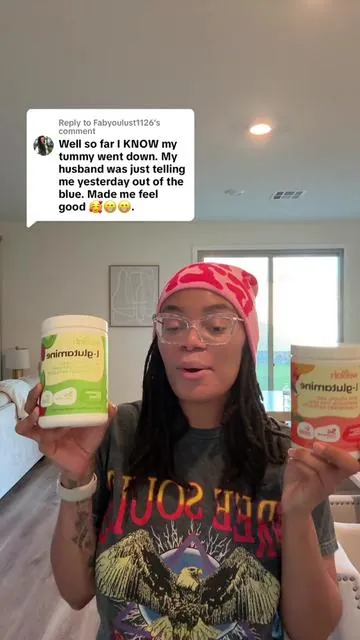 Replying to @Fabyoulust1126 I’m so happy the L Glutamine is working for you friend 🥰🥰 #lglutamine #guthealthtok #guthealthtips #bloating #bloatingrelief #bloatingtips #debloat #dailysupplements 