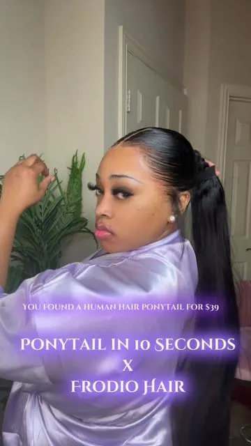 How to install a Frodio Ponytail  @Frodio Hair  #frodio #frodiohair #frodioponypop #extendedponytail #lowponytail #genieponytail #frontalponytail #ponytailtutorial #hairtutorial #frontalinstall #nobabyhair #lagoshairline #sleekponytail #longponytail #hairtok #hairstylistsoftiktok #irvinghairstylist #hairstylesforblackgirls #arlingtonhairstylist #hairstylist #dallashairstylist #hairtrends #fyp #fy 