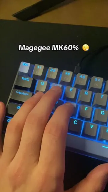 Must have for your gaming set up! #fyp #foryou #techtok #keyboard #setup #mechanicalkeyboard #magegee #keyboardasmr #gamingsetup @MageGee Direct Store 