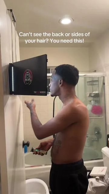 A necessity.  #360mirror #athomehaircut #anglesbaybee #useful #valentinesday #valentinesdaygift 