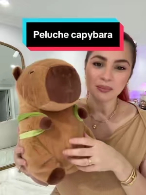 Miren este peluche de capybara que preciosura #capybara#capybaras#capybaratoy#peluchedecapibara#capibara#peluchedecapybara#babytoy#toddlertoy 