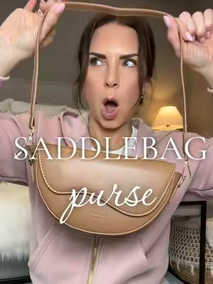I’m calling it. This is the next viral TikTok purse! So cute and versatile… and that price?! You can’t beat it! #saddlebag #affordablefashion #purse #pursetok 