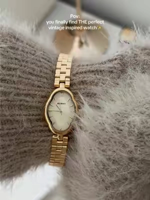I'm so obsessed with this watch!!! #jewelry #bernywatch  #vintagewatch #goldwatch #goldjewelry #daintygoldwatch #womanswatch #oldmoneystyle #oldmoney #classicwatches #minimalistwatch #tiktokshopfinds #TikTokShopJumpstart #TikTokShopLoveAtFirstFind 