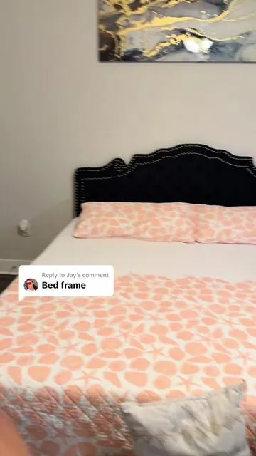 Replying to @Jay 💗💗💗💗💗 Thanks for asking this @SHA CERLIN bedframe came in just in time. You can get it in either FULL/QUEEN/KING size from the orange shopping cart right here on tiktok shop #valetinesgift #valentines #homedecor #shacerlin #shacerlinfurniture 