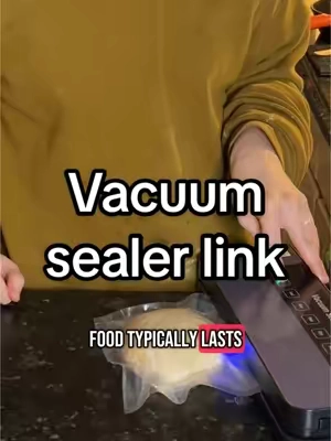 Replying to @Jherrina _ here’s the one I’m using! #foodpreservation #foodpreparation #foodstorage #preppingfood #vacuumsealer #freezerfood #foodprep 
