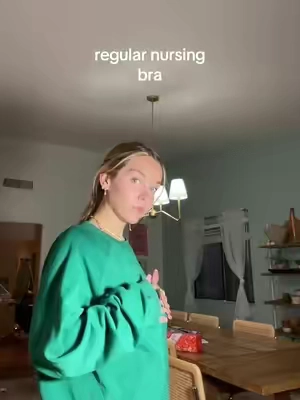 who said your girls can’t look good while wearing a nursing bra? 🤪 #momcozybra #momcozy #nursingbra #momtips #nursingbra 