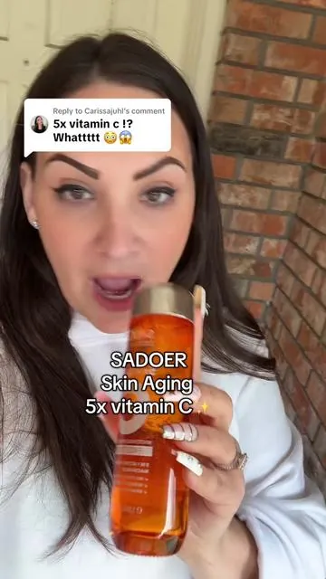 Replying to @Carissajuhl  This the absolute best toner loaded with vitamin C ✨ #facetoner #koreantoner #sadoer #sadoerproduct #vitaminC 