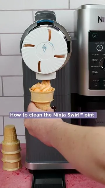 Tips & tricks for cleaning the Ninja Swirl™. 🧼 #NinjaSwirl #NinjaCREAMi