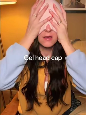These head relief caps are amazing. The compression and cool gel feel amazing after a long day. These can be cooled or heated up! #compressioncap #compressionwrap #gelpack #SelfCare #relaxation #icepack #relief 